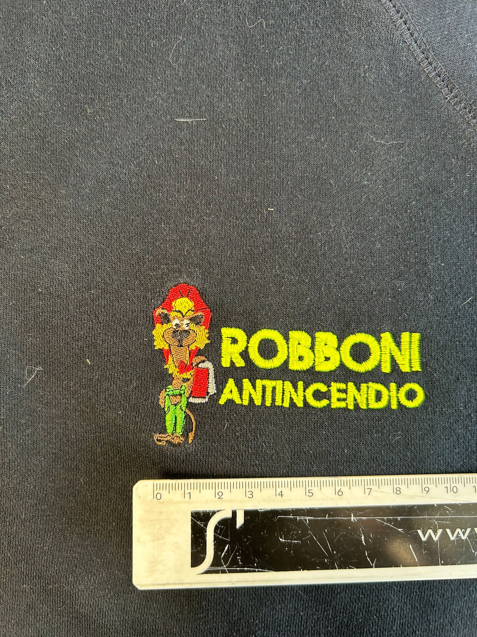 Ricamo Robboni Antincendio Rikmania