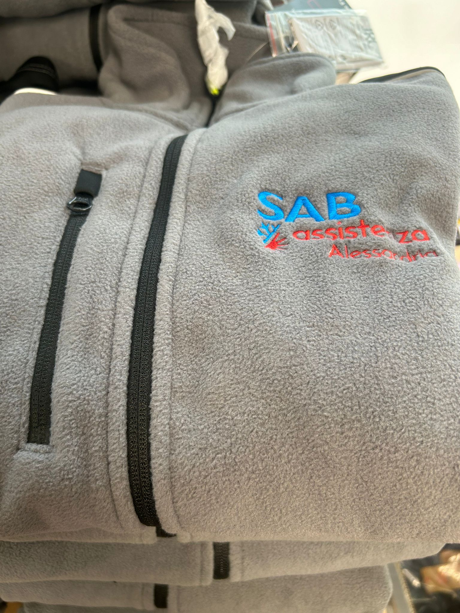 Felpa ricamata SAB Assistenza